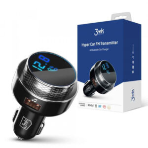 Modulator FM Bluetooth 3MK Hyper Car, 2 x USB-A - 1 x microSD