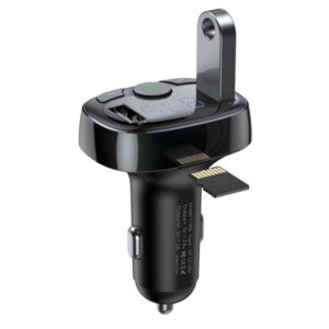 Modulator FM Bluetooth Baseus S-09A, 2 x USB-A - 1 x microSD CCMT000001
