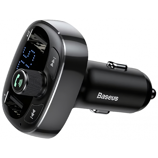 Modulator FM Bluetooth Baseus S-09, 2 x USB-A - 1 x microSD CCMT000301