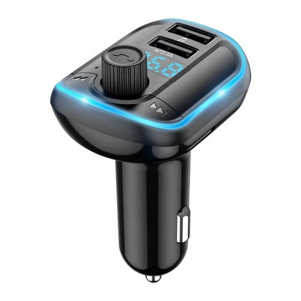 Modulator FM Bluetooth Yesido Y44, 2 x USB-A - 1 x microSD