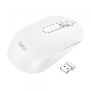 Mouse Wireless HOCO GM14, 1200DPI, Alb