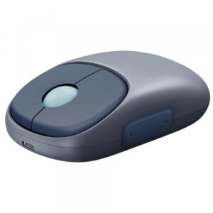Mouse Wireless UGREEN MU102 FUN+, 4000DPI, BT / Wi-Fi, Albastru