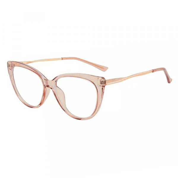 Ochelari De Calculator Dama Techsuit F5018-C6, Anti-Blue Light, Maro