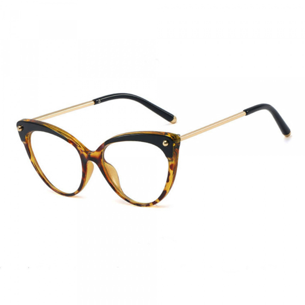 Ochelari De Calculator Dama Techsuit F93308, Anti-Blue Light, Negri Aurii