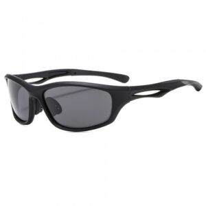 Ochelari De Ciclism Unisex Techsuit 9309, Polarizati, Negri Gri