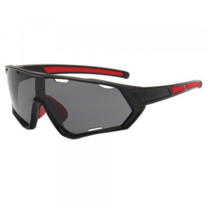 Ochelari De Ciclism Unisex Techsuit 9330, Negri Rosii