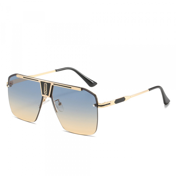 Ochelari De Soare Barbati Techsuit 2576, Aurii Verzi Maro