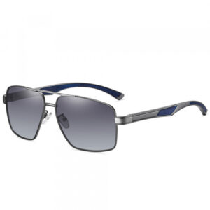 Ochelari De Soare Barbati Techsuit LM001, Polarizati, Protectie UV, Gri Gradient