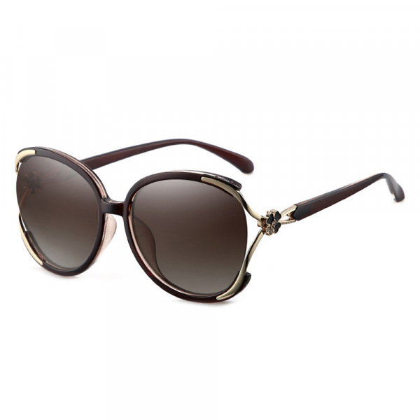 Ochelari De Soare Dama Techsuit 1384, Polarizati, Protectie UV, Maro