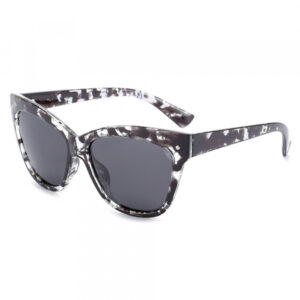 Ochelari De Soare Dama Techsuit OD8155-C1, Polarizati, Protectie UV, Negri Albi