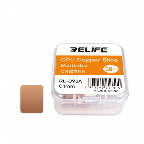 Pad Termoconductor Relife RL-093A, 0.1mm, Set 50 bucati