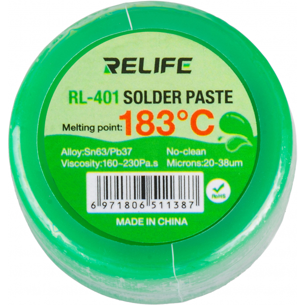 Pasta Fludor Relife RL-401, 30g, Punct Topire 183 Grade
