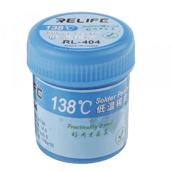 Pasta Fludor Relife RL-404, 40g, Punct Topire 138 Grade