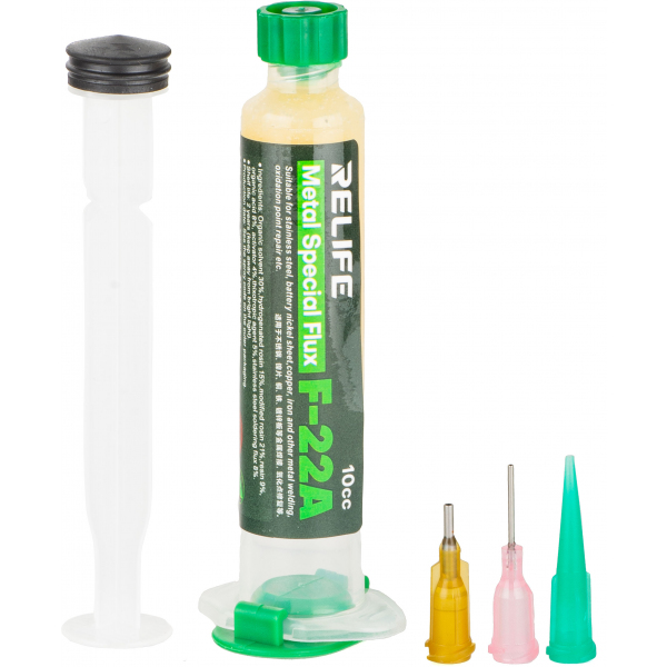Pasta Flux Relife F-22A, Tip Seringa
