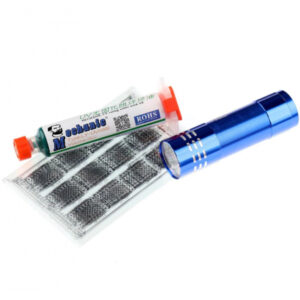 Pasta cu Sablon Mascare si Lanterna UV Mechanic S1512, 3in1, Verde