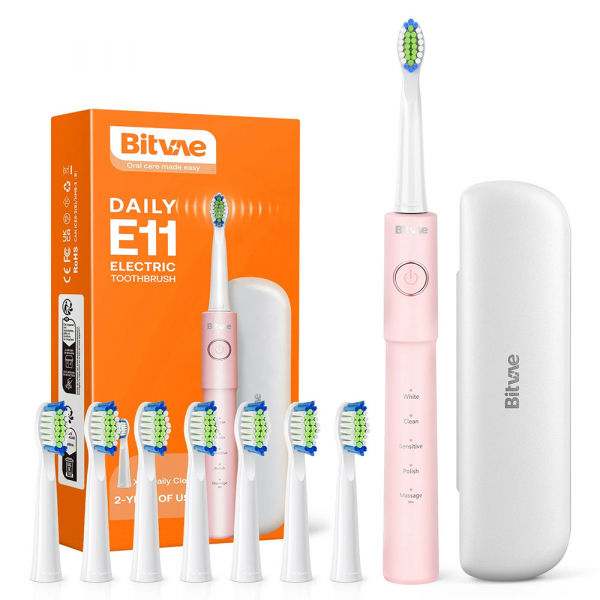 Periuta De Dinti Electrica Bitvae E11, Roz