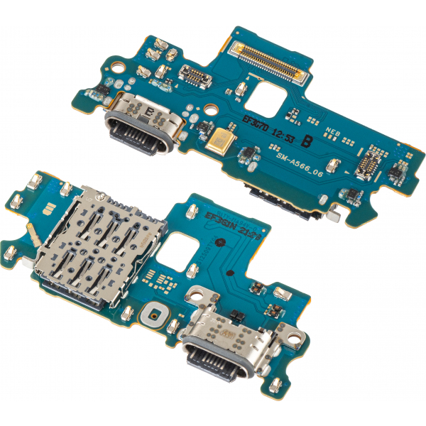 Placa cu Conector Incarcare - Microfon - Modul Cititor SIM Samsung Galaxy A56 A566, Service Pack GH96-19091A