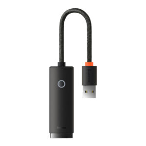 Placa Retea Baseus Lite, RJ45, USB, Negru WKQX000001