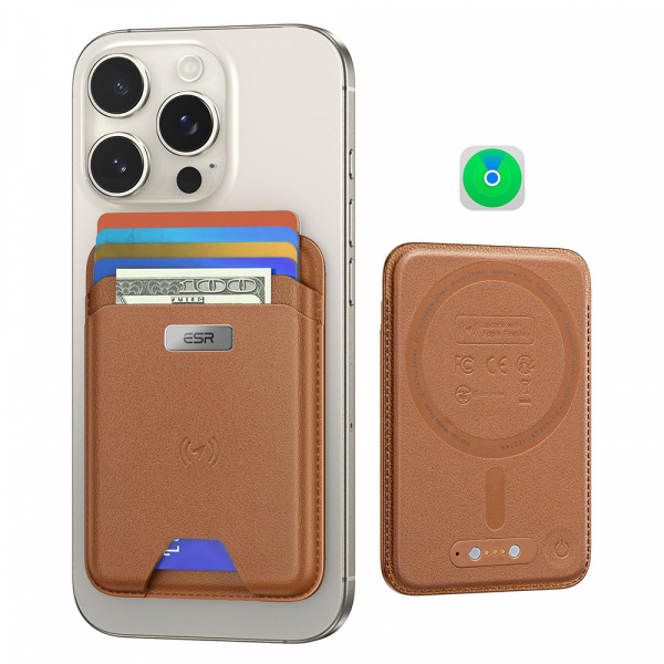 Portofel Magsafe, ESR, Classic Geo, Maro