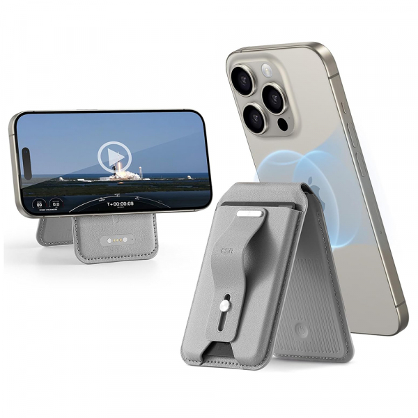 Portofel Magsafe, ESR, Findy my Wallet, Gri