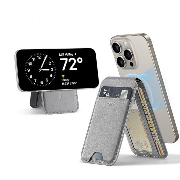 Portofel Magsafe, ESR, Gri