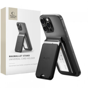 Portofel MagSafe, Tech-Protect, Magwallet Stand, Negru