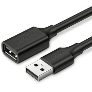 Prelungitor USB UGREEN US103, 2m, Negru