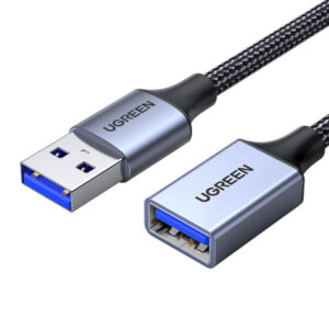 Prelungitor USB 3.0 UGREEN US115, 1m, Gri