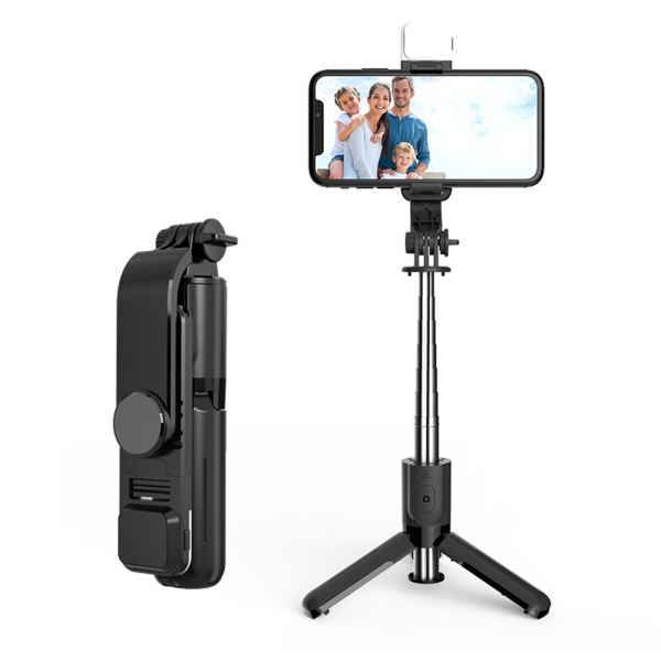 Selfie Stick Bluetooth Techsuit L11s, Universal, Negru