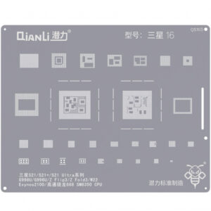 Sita BGA QIANLI QS165 pentru Samsung Galaxy S21 / S21+ / S21 Ultra / Z Flip 3 / Z Fold 3