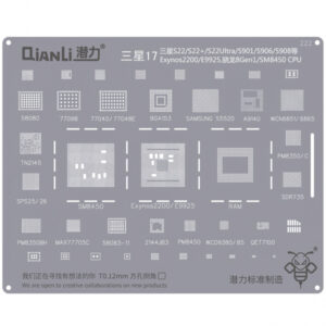 Sita BGA QIANLI QS222 pentru Samsung Galaxy S22 / S22 Plus / S22 Ultra