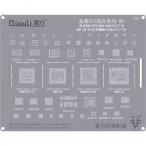 Sita BGA QIANLI QS506 pentru CPU Qualcomm SnapDragon 6 Series