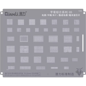 Sita BGA QIANLI QS536 pentru Apple iPhone Series, Power Supply / MF / Wifi / Integrated inductor / Millimeter Wave IC