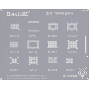 Sita BGA QIANLI QS73 pentru memorie eMMC DDR