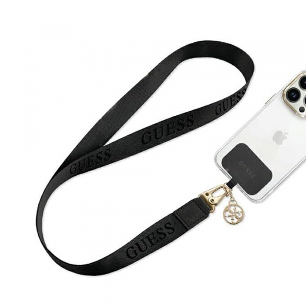 Snur Telefon Guess Link Snap, Negru