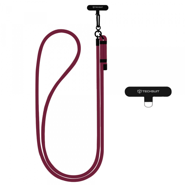 Snur Telefon Techsuit RCS1-28, Rosu Inchis
