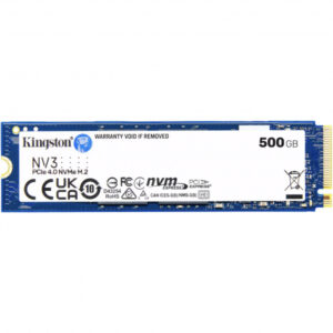Solid State Drive (SSD) Kingston NV3, 500GB, NVMe M.2 2280, PCI SNV3S/500G-SSD