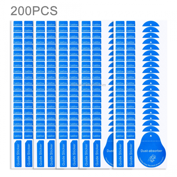 Sticker Indepartat Praf OEM pentru Folie Protectie, Set 200 bucati