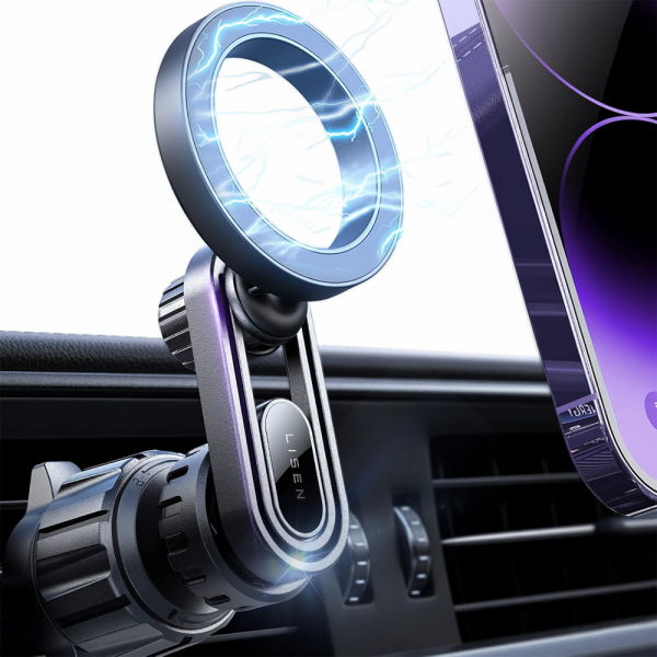 Suport Auto Magnetic Lisen, Universal, Negru YL0222100001