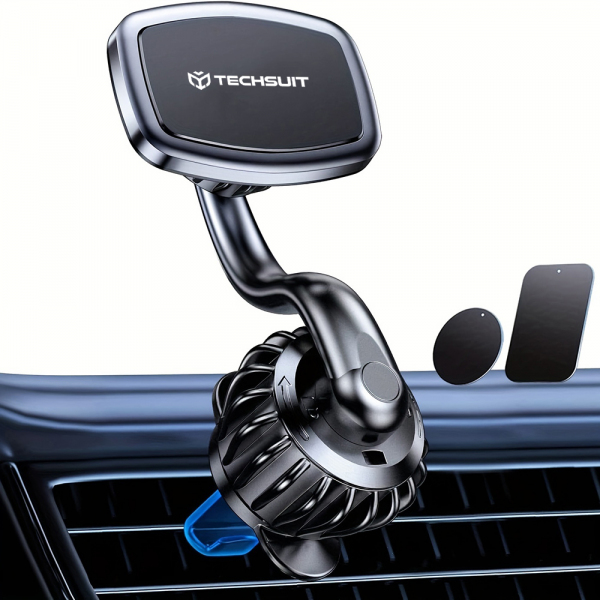 Suport Auto Magnetic Techsuit S3, Universal, Negru