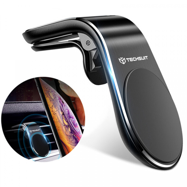 Suport Auto Magnetic Techsuit S7, Universal, Argintiu