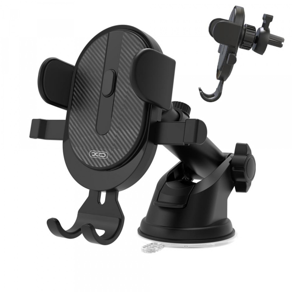 Suport Auto XO Design C60 2in1, 4inch - 6inch, Negru