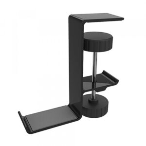 Suport Birou Techsuit DH2 pentru Casti / Geanta, Negru