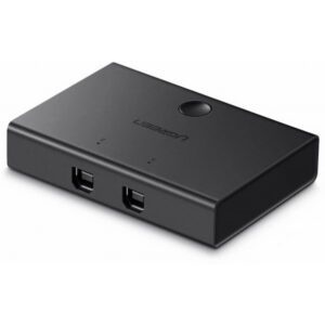Switch USB UGREEN US158, 2 x USB-B, Negru