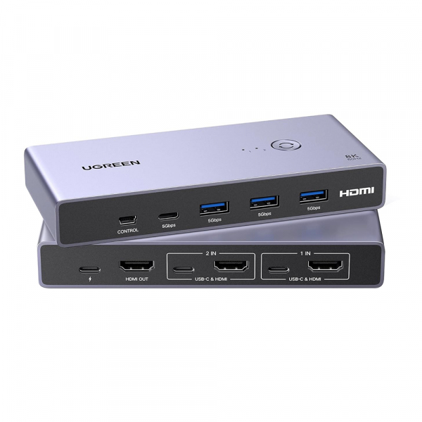 Switch Video HDMI UGREEN CM692, Gri