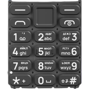 Tastatura Chirilica HMD 105 / Nokia 105 (2024), Neagra, Service Pack SP20Z14Z1459S