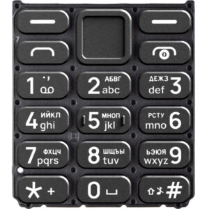 Tastatura Chirilica HMD 110 / Nokia 110 4G (2024), Neagra, Service Pack SP20Z14Z1467S