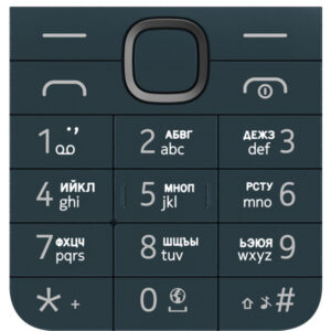 Tastatura Chirilica Nokia 225 4G (2024), Albastra, Service Pack 5010000936SH0