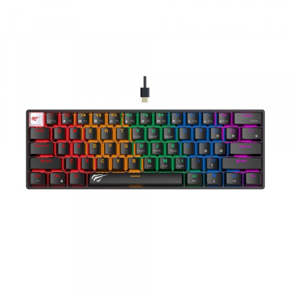 Tastatura Gaming Wired USB HAVIT KB903L, RGB, 1.8m, Neagra