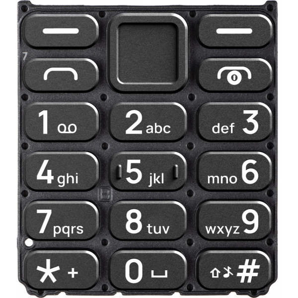 Tastatura Latina HMD 110 / Nokia 110 4G (2024), Neagra, Service Pack SP20Z14Z1424S